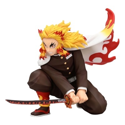Figura Demon Slayer: Kimetsu no Yaiba Noodle Stopper Kyojuro Rengoku Battle Ver. 10cm FuRyu