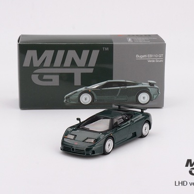 Diecast 1:64 Bugatti EB110 GT Verde Scuro - Mini GT