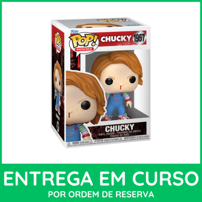 Figura Funko Pop! Chucky de vinil na caixa