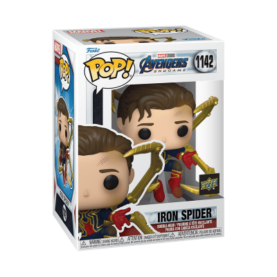 Figura Funko Pop! Iron Spider dos Avengers Endgame na caixa original