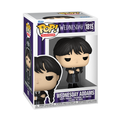 Funko POP! Television Wednesday Wednesday Addams (Black Coat) #1815