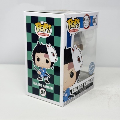 * 2ª MÃO * Funko POP! Animation Demon Slayer Tanjiro Kamado With Mask #867 SE