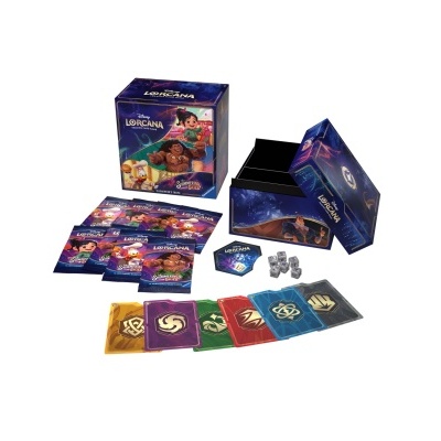 Disney Lorcana Trading Card Game Shimmering Skies Illumineer's Trove (Em Inglês)
