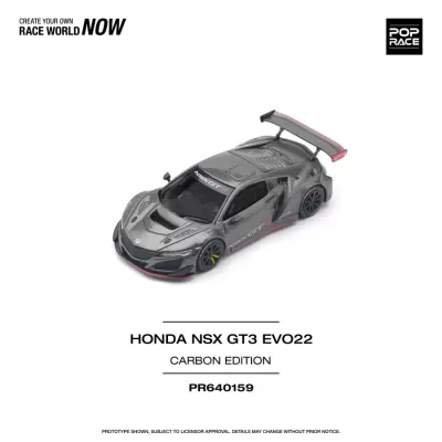 Diecast 1:64 Honda NSX GT3 Evo22 Carbon Edition - Pop Race