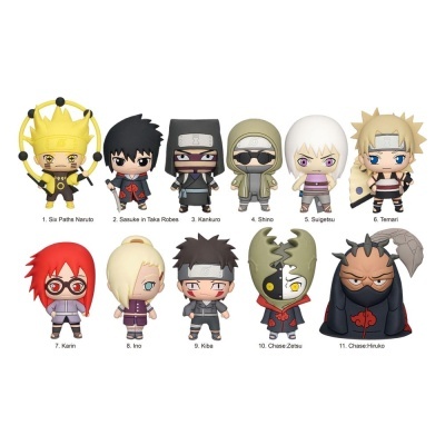 Porta-Chaves Mistério Naruto Shippuden Bag Clips Series 4 6cm