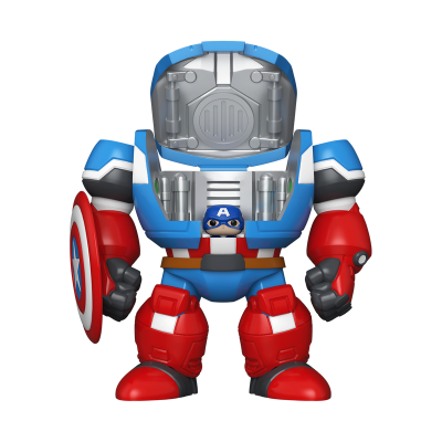 * PRÉ-RESERVA * Bitty POP! Bitty Bot Marvel Studios What If ...? Captain America Mech with Captain America