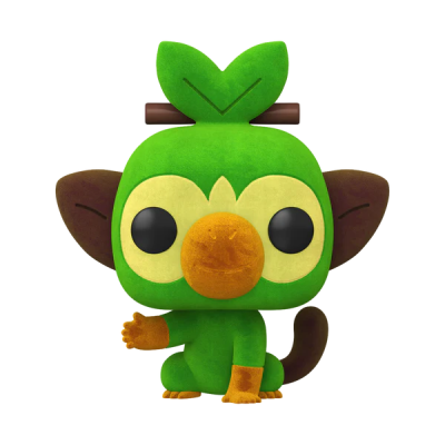 Funko POP! Games Pokemon Grookey #957 Flocked SE
