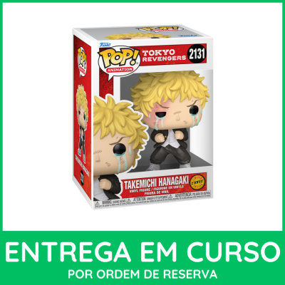 Figura Funko Pop! Takemichi Hanagaki Tokyo Revengers na caixa