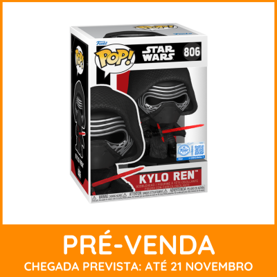 * EM PRÉ-VENDA ONLINE * Funko POP! Star Wars Kylo Ren #806 SE