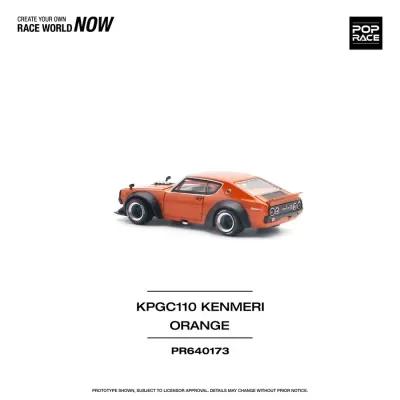 Diecast 1:64 Nissan Skyline GT-R V8 Drift Kenmeri Orange - Pop Race