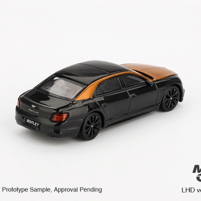 Diecast 1:64 Bentley Flying Spur Orange Flame / Onyx - Mini GT