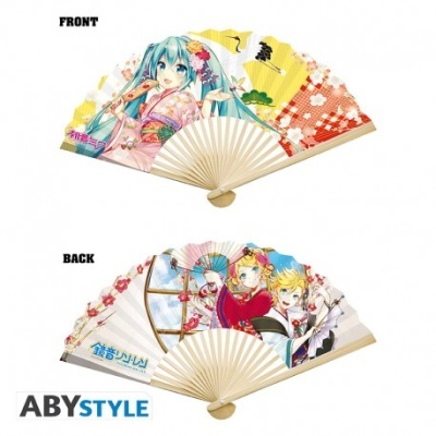 Leque Hatsune Miku Hatsune Miku & Twins Kimono ABYstyle