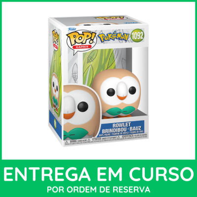 * PRÉ-RESERVA * Funko POP! Games Pokémon Rowlet #1092