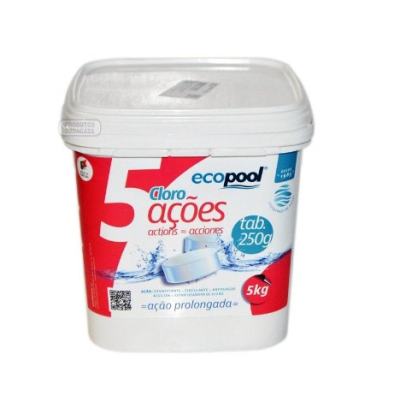 ECOPOOL CLORO  5 ACÇOES