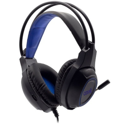 Fones de ouvido estéreo PC / PS4 / PS5 / Xbox Iluminação para jogos COOL Oklahoma + Adapt. PS4