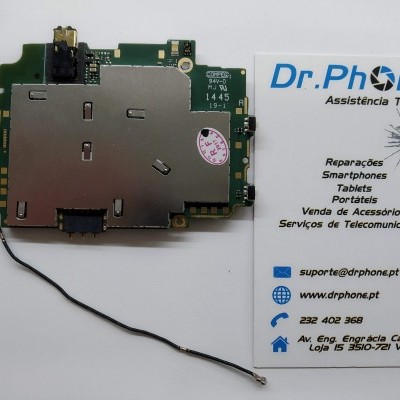 Placa eletrónica e cartão de visita de assistência técnica Dr.PHONE