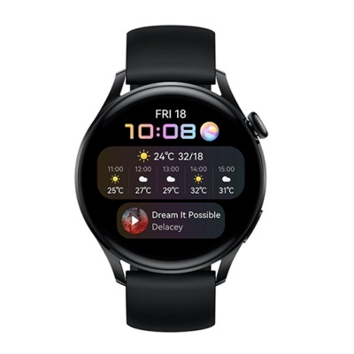 SMARTWATCH HUAWEI WATCH 3 CLASSIC STAINLESS STEEL CASTANHO