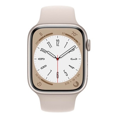 Smartwatch Apple Watch Series 8 GPS + Cellular 45mm Alumínio Luz Das Estrelas C/Bracelete Desportiva Luz Das Estrelas