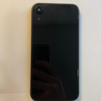 Tampa de bateria preta para iPhone XR