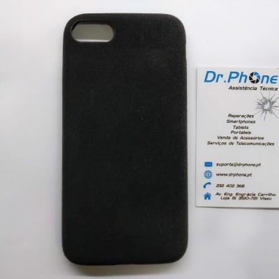 Capa preta para smartphone e cartão de visita Dr. Phone