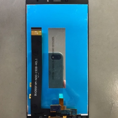 Ecrã digitalizador para smartphone com película azul e fita flexível