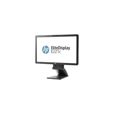 Monitor HP EliteDisplay E221c preto com ecrã plano