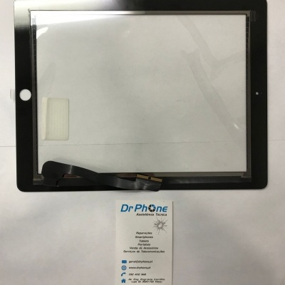 Ecrã tátil preto para tablet com cartão de visita Dr PHONE