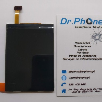 Ecrã LCD preto para smartphone e cartão de assistência técnica Dr.Phone