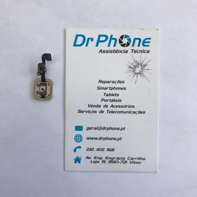 Flex de botão principal para Iphone 6 - Branco