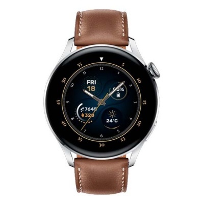 SMARTWATCH HUAWEI WATCH 3 CLASSIC STAINLESS STEEL CASTANHO