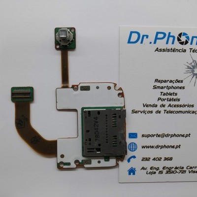 Flex com leitor cartão SIM e joystick para Nokia N73