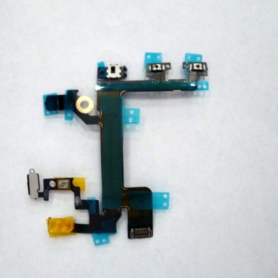 flex com botoes laterais de volume, bloqueio e microfone iphone 5s