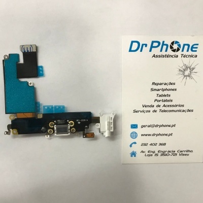 Conector de carga e conector de audio jack para Iphone 6 Plus