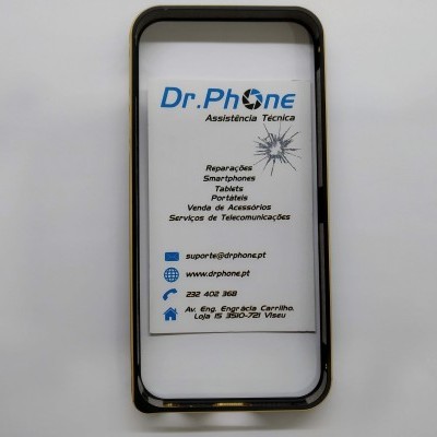 Telemóvel com cartão de assistência técnica Dr.Phone