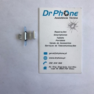 Conjunto de botões laterais prateados para Iphone 6