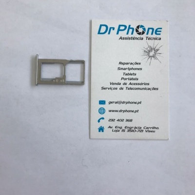 Suporte para cartão SIM metálico e cartão de visita da Dr Phone Assistência Técnica