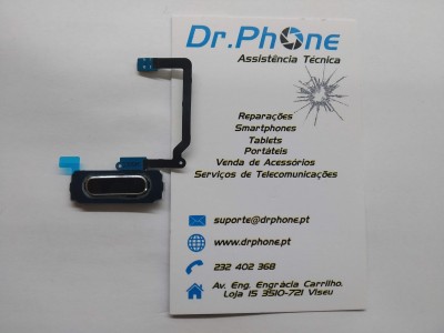 Componente eletrónico para smartphone em cima de cartão de visita da Dr.Phone