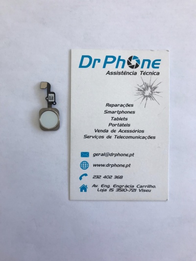Flex de botão principal para Iphone 6 - Branco