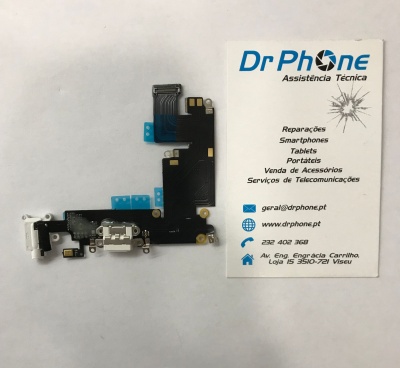 Conector de carga e conector de audio jack para Iphone 6 Plus