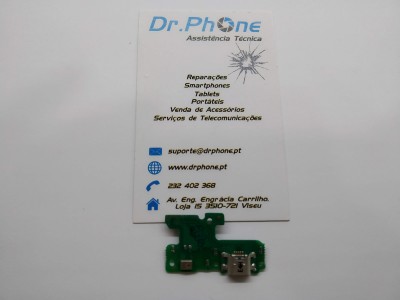 Placa auxiliar com conector de carga micro usb para Huawei P8 Lite 2017, PRA-LX1