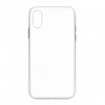 Capa transparente para smartphone em fundo branco