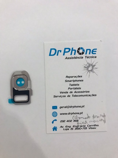 Embellecedor de cámara dorado para Samsung Galaxy S7, G930F / S7 Edge , G935F