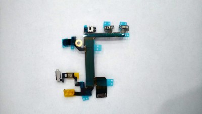 flex com botoes laterais de volume, bloqueio e microfone iphone 5s