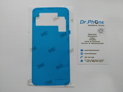 adesivo azul 3M para smartphone e cartão de visita da Dr.Phone