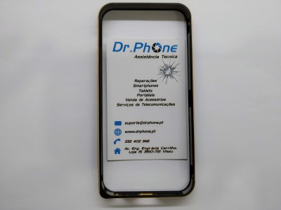 Telemóvel com cartão de assistência técnica Dr.Phone