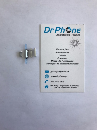 Conjunto de botões laterais prateados para Iphone 6