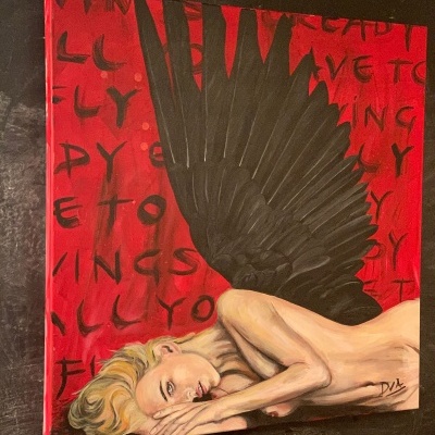 Angel With Black Wings