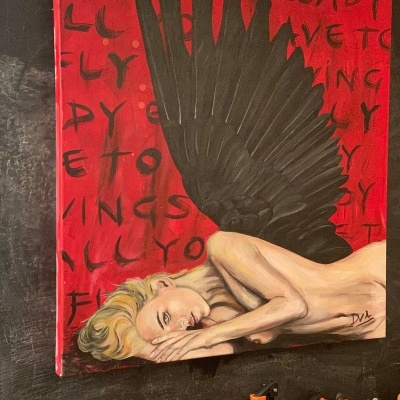 Angel With Black Wings