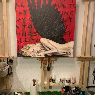 Angel With Black Wings