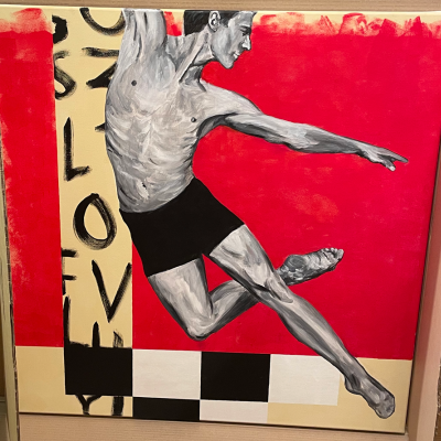 Flying ballet dancers